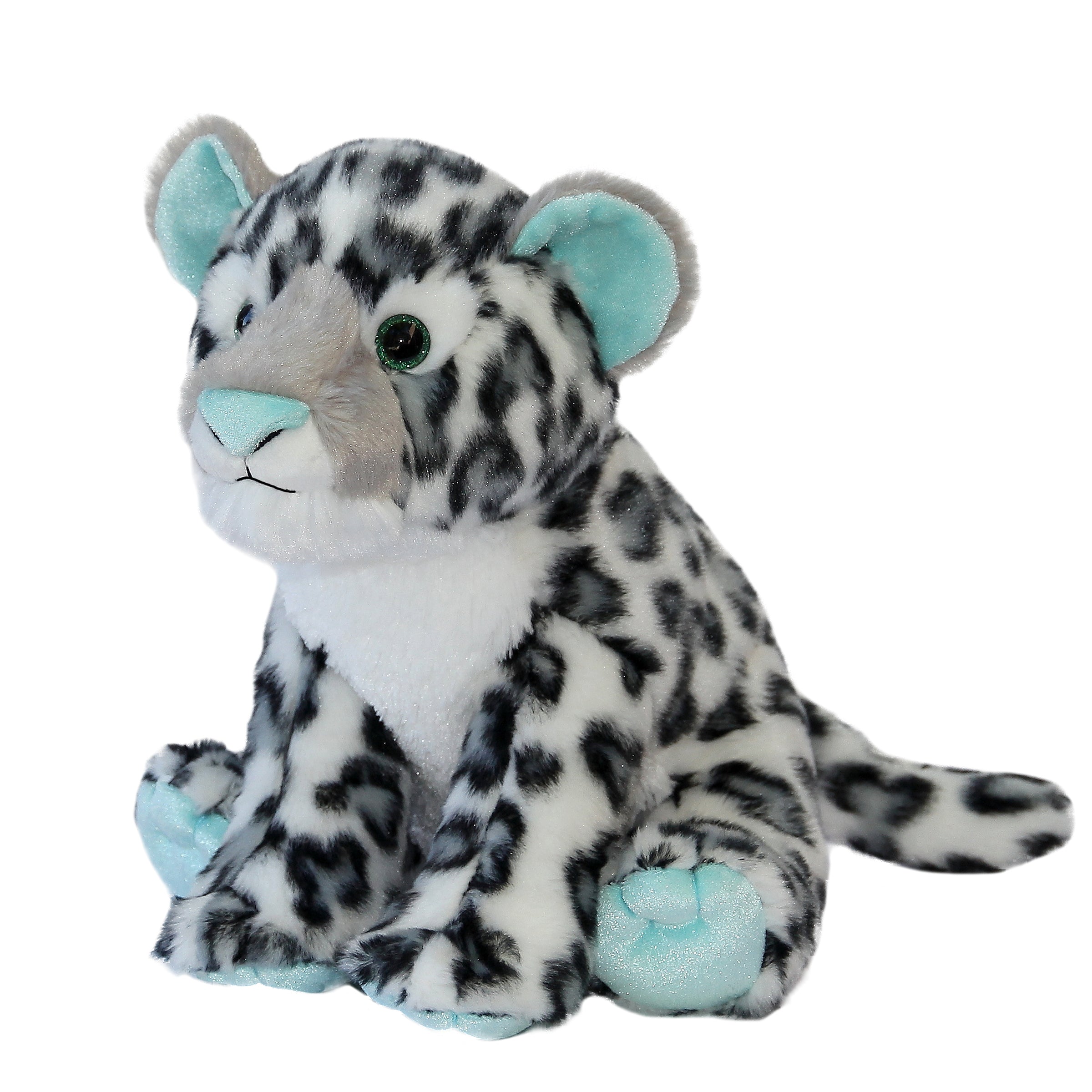 snow leopard cuddly toy