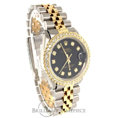 rolex datejust midsize two tone