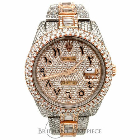 bust down rose gold rolex