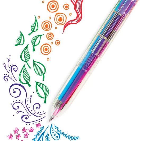 Oh My Glitter! Retractable Glitter Gel Pens - Set of 12 - Augusta Joy