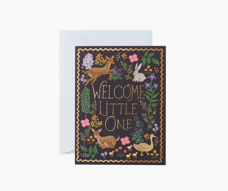 Rifle Paper Co. - Baby Card - Woodland Welcome