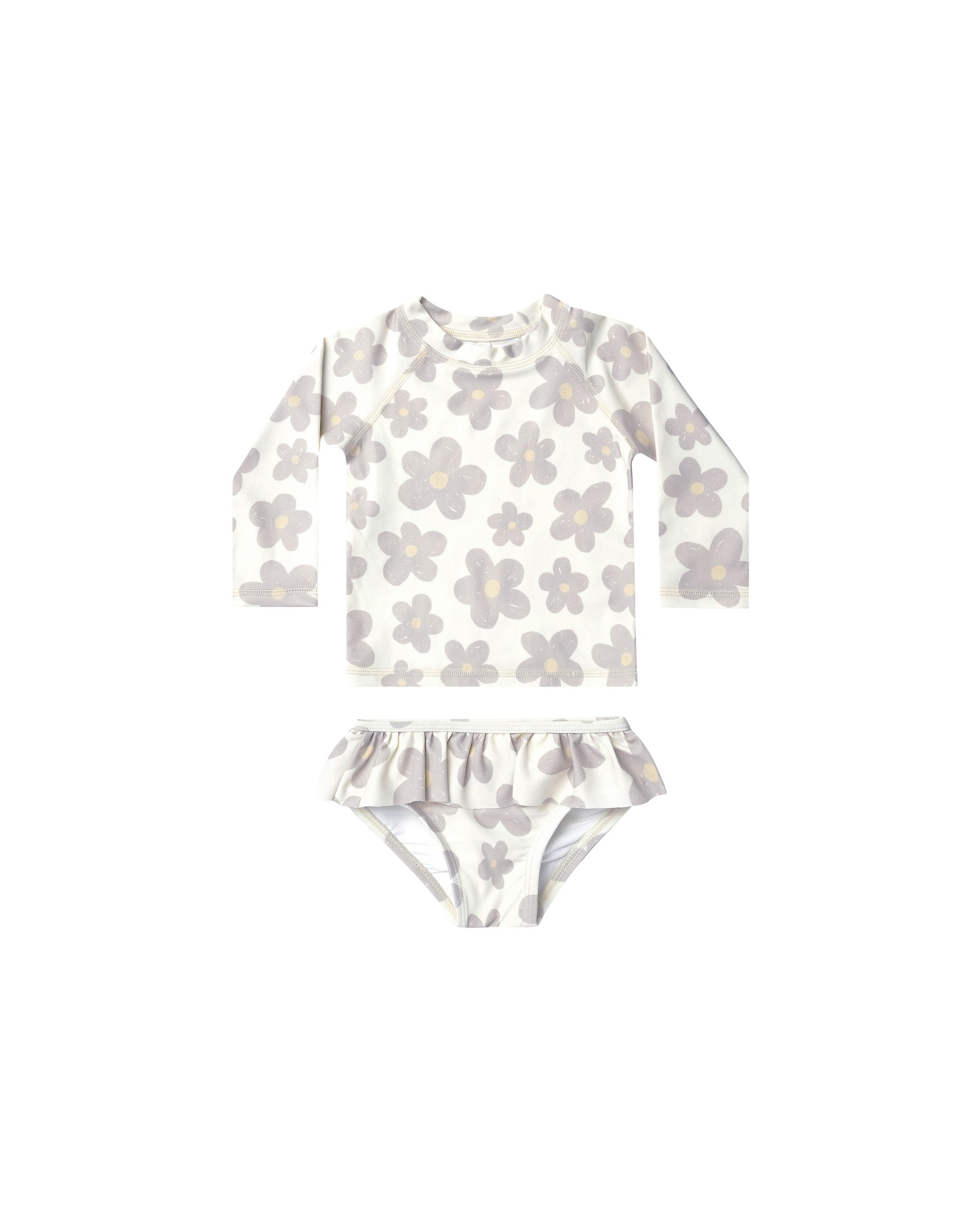 Rylee + Cru - Rash Guard Girls Set - Flower Field – SANNA baby and