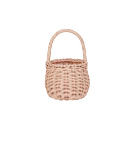 Olli Ella Luvya Heart Rattan Bag