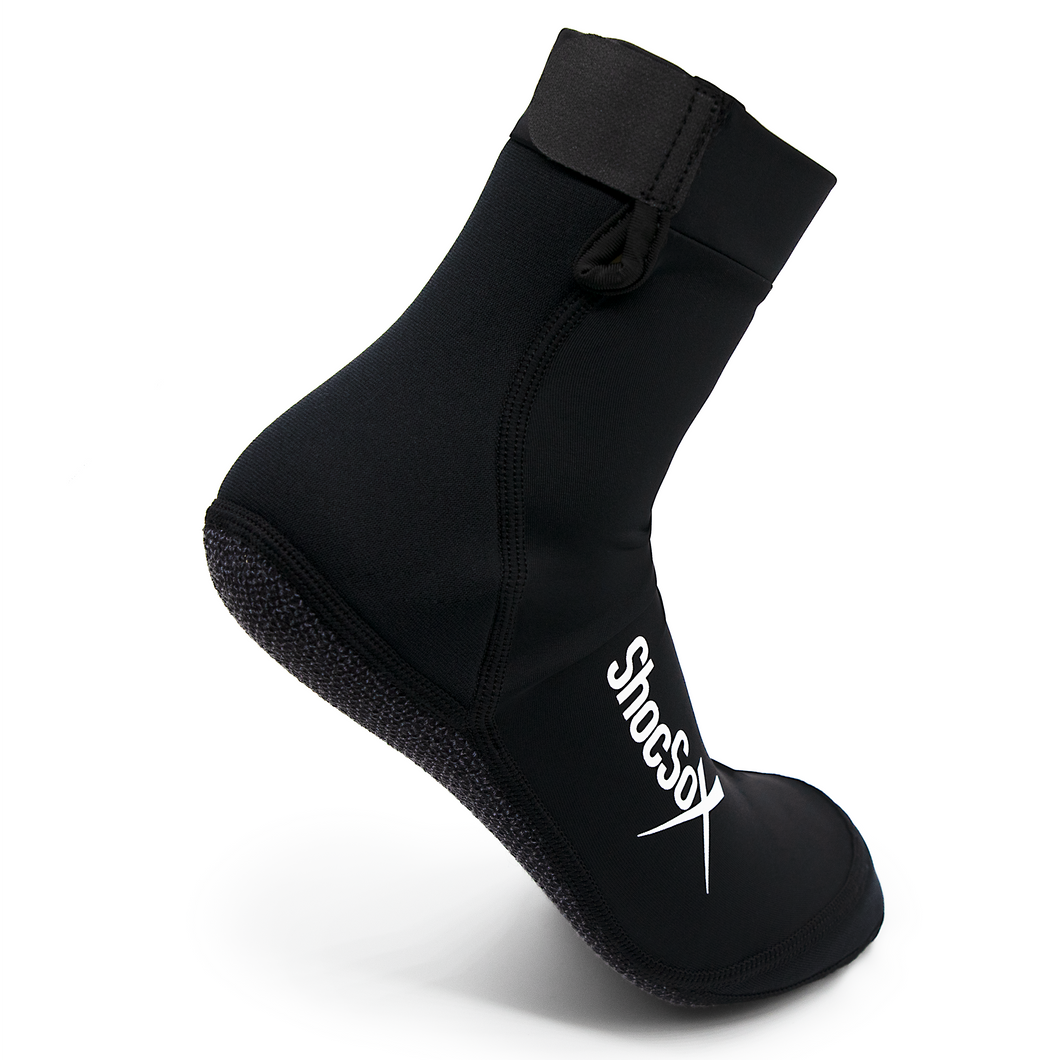 ShocSox Black in Black Sand Sock with Kevlar Sole