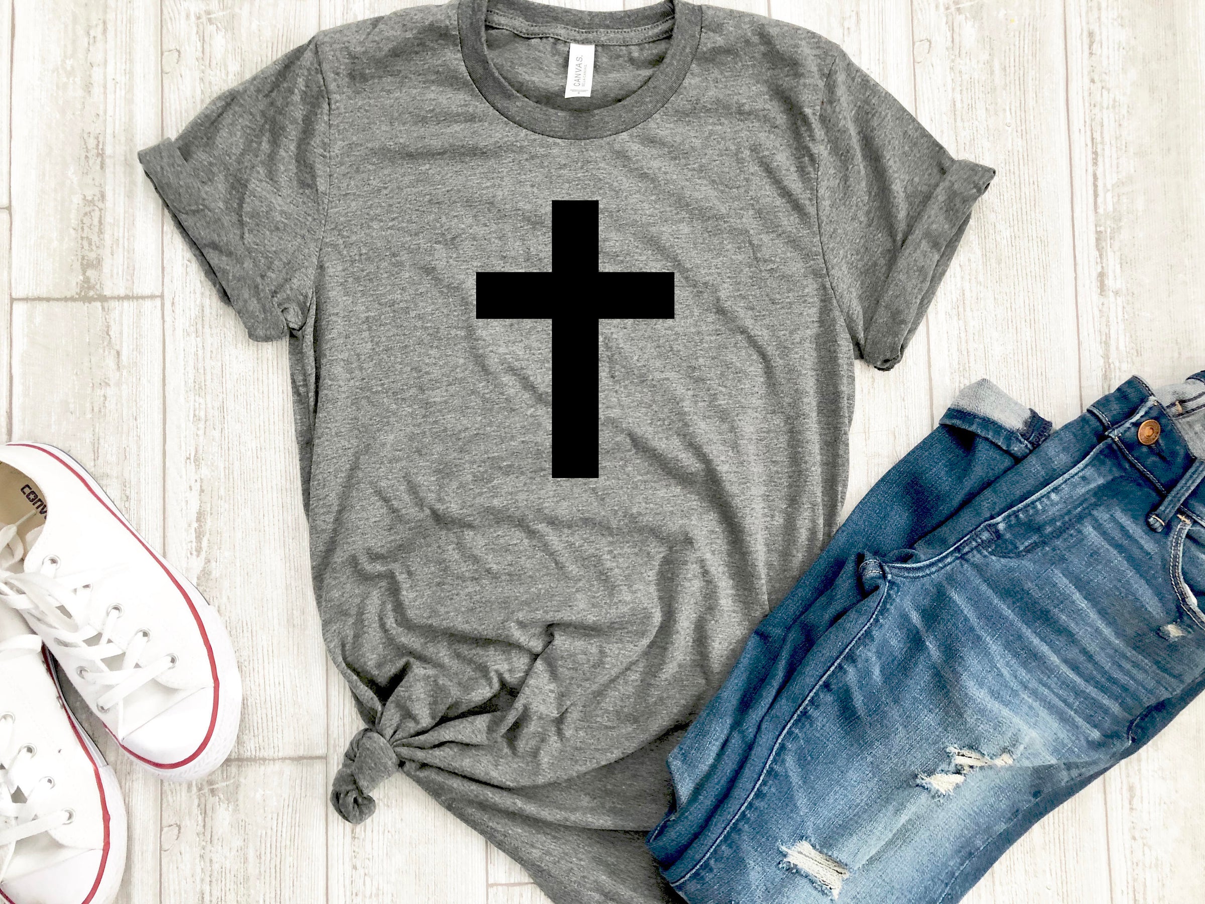 Womens cross shirt , Cross tshirt, Cross tee, Womens Christian apparel ...