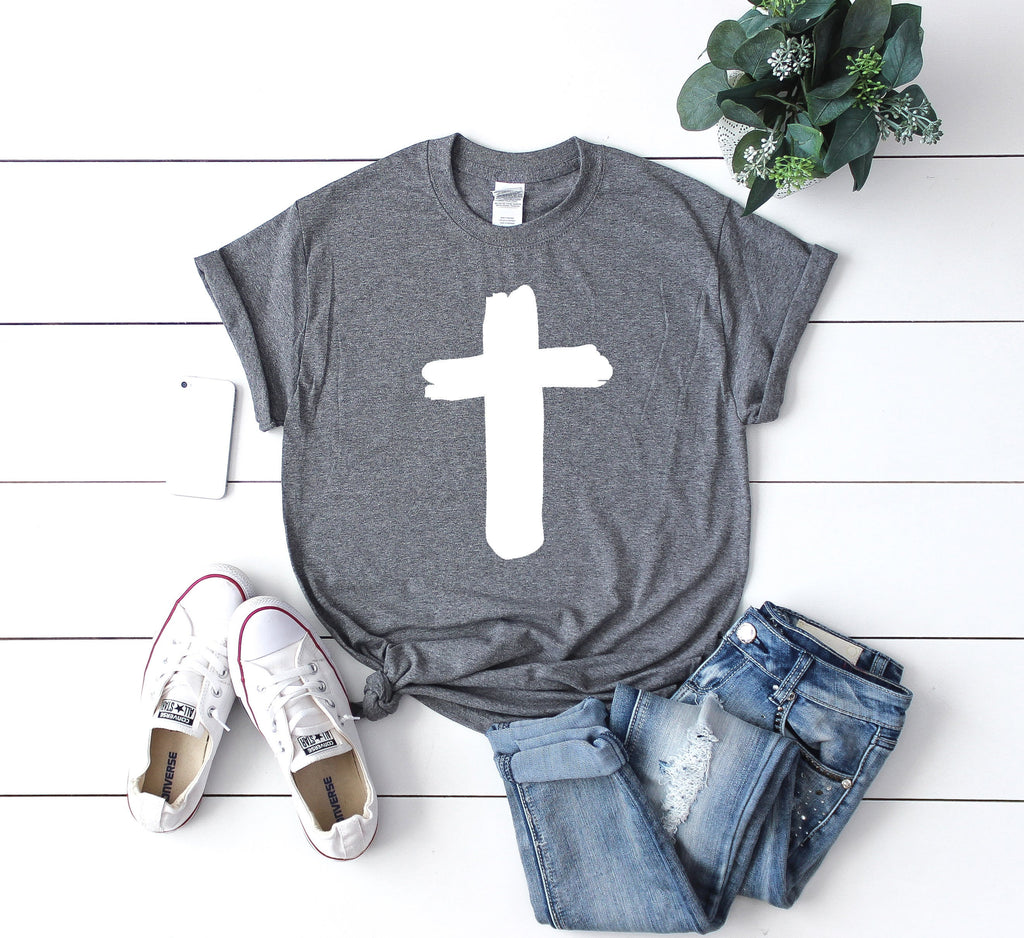 Womens cross shirt - Cross tshirt - Cross tee - Womens Christian tee ...
