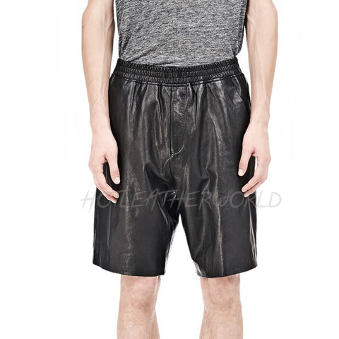 Men Leather Shorts | HOTLEATHERWORLD