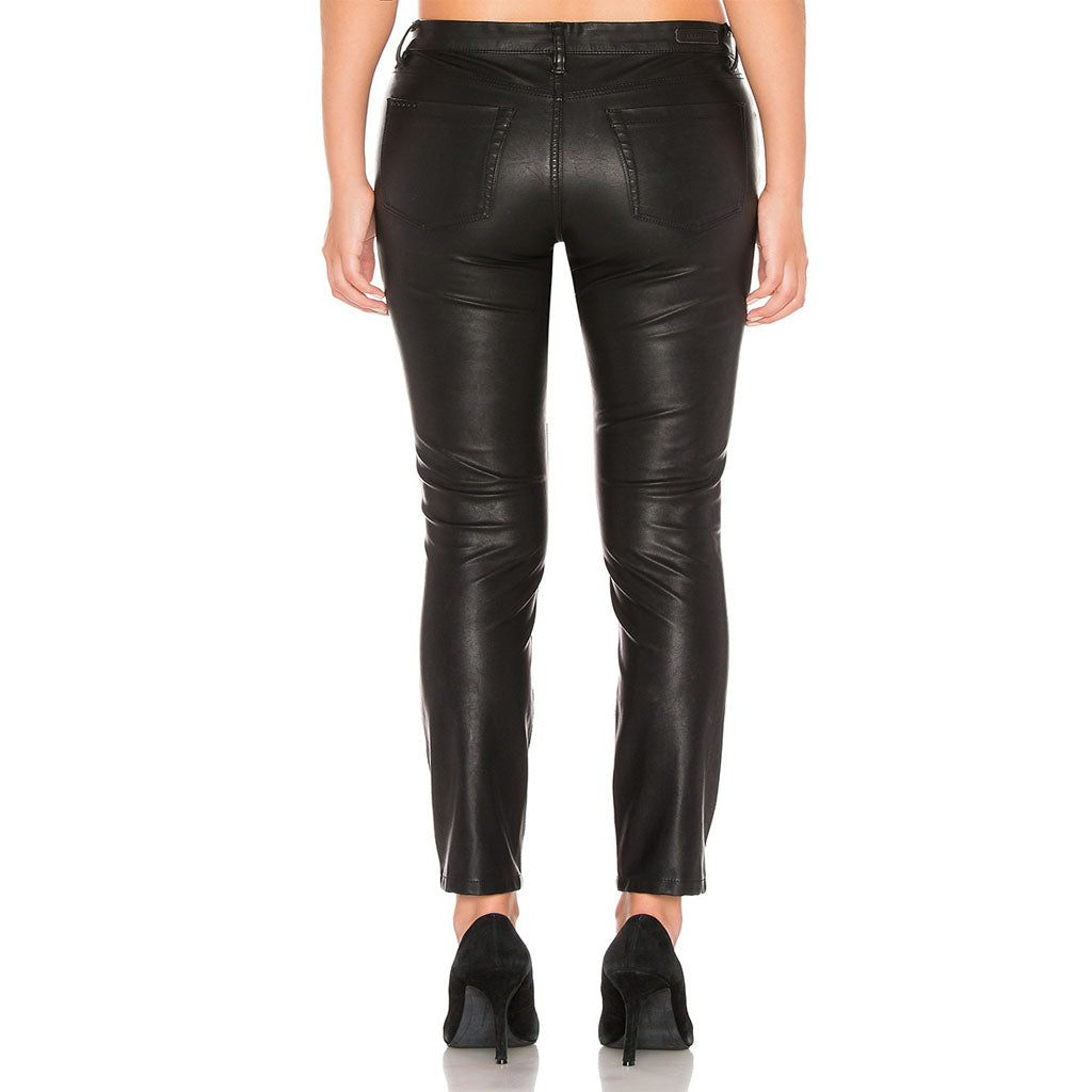Classic Style Women Narrow Bottom Leather Pant – HOTLEATHERWORLD