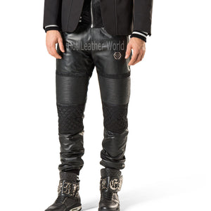 designer leather pants