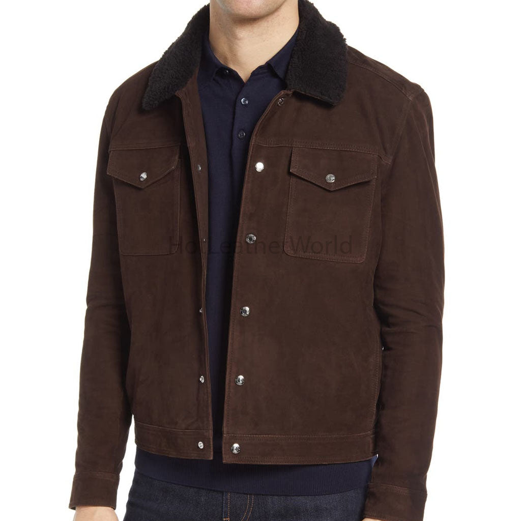 Leather Sherpa Jacket: The Perfect Combination Of Warmth And Style ...