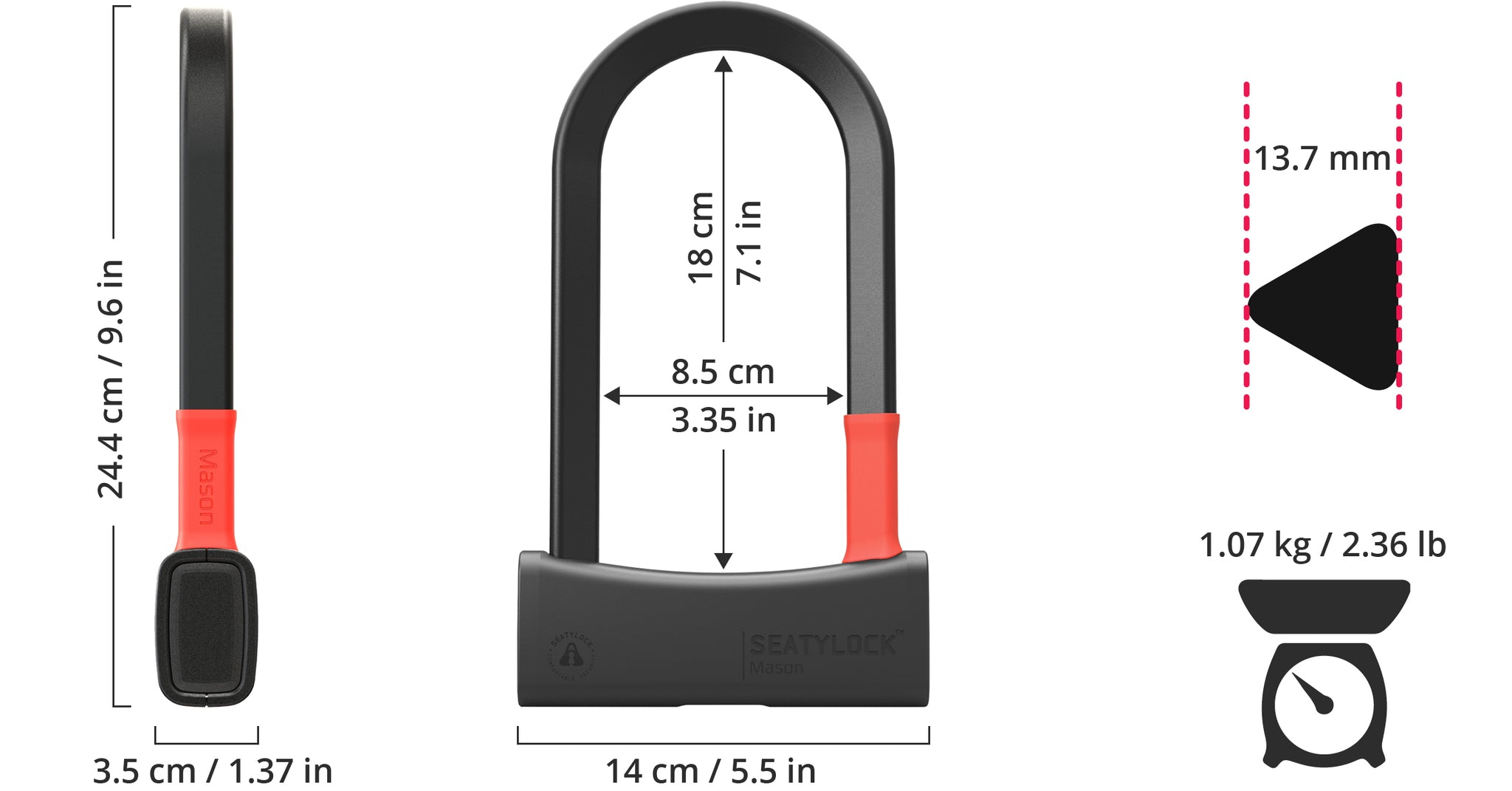 Mason 180 - SEATYLOCK