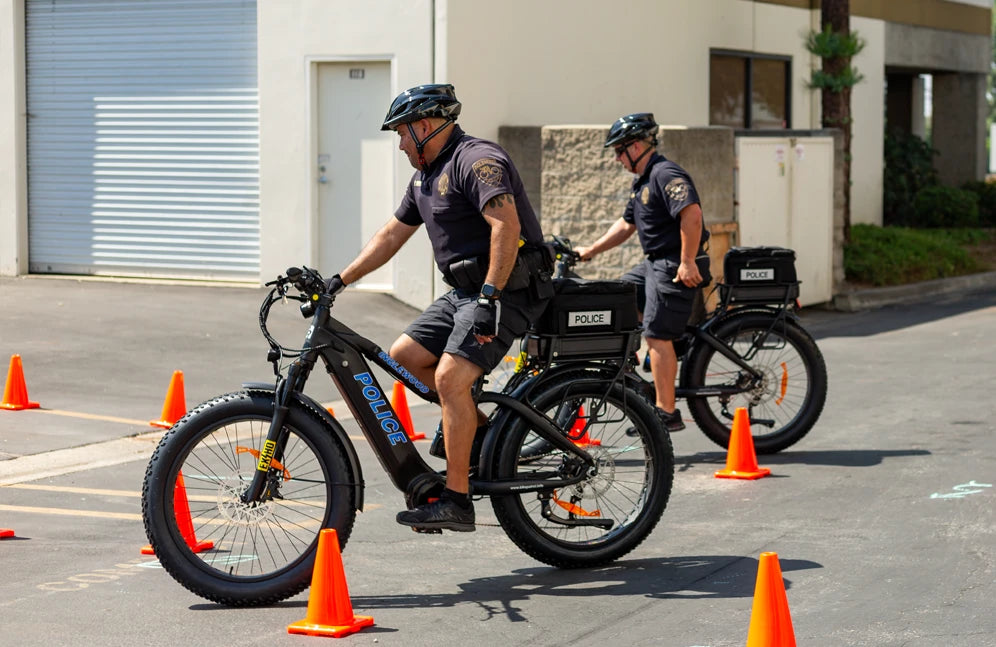 Female Police Officer Training on the ATR 528 Police eBike