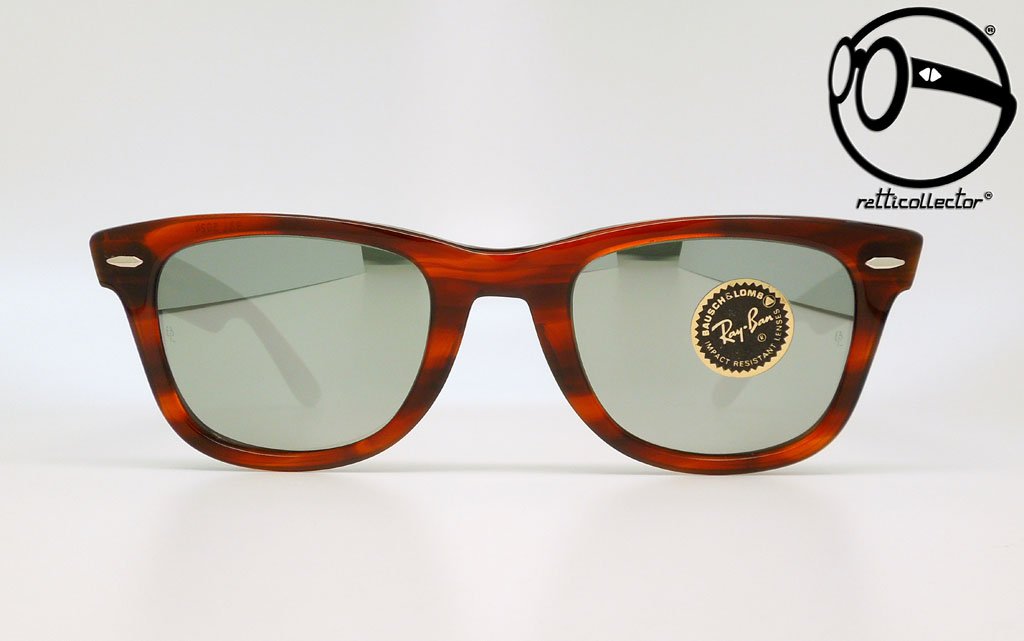 VINTAGE SUNGLASSES RAY BAN B&L WAYFARER G-31 80s - ORIGINAL AND UNWORN  GLASSES – ratticollector