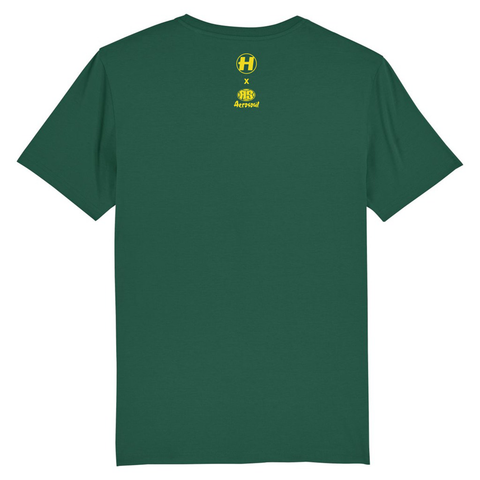 Junglist Movement x Hospital Records collab tee green