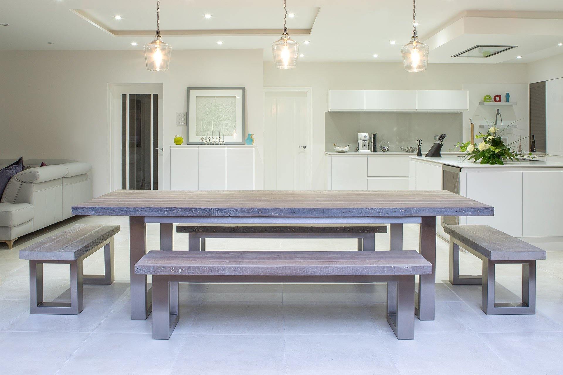 dining room table overhang