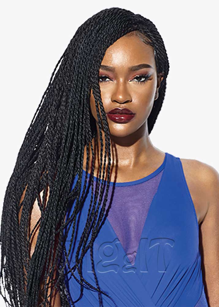 Sensationnel Ruwa Cloud 9 4x4 Part Swiss Lace Braid Wig Senegal