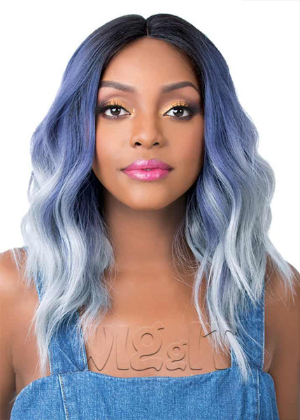 blue lace front wig uk