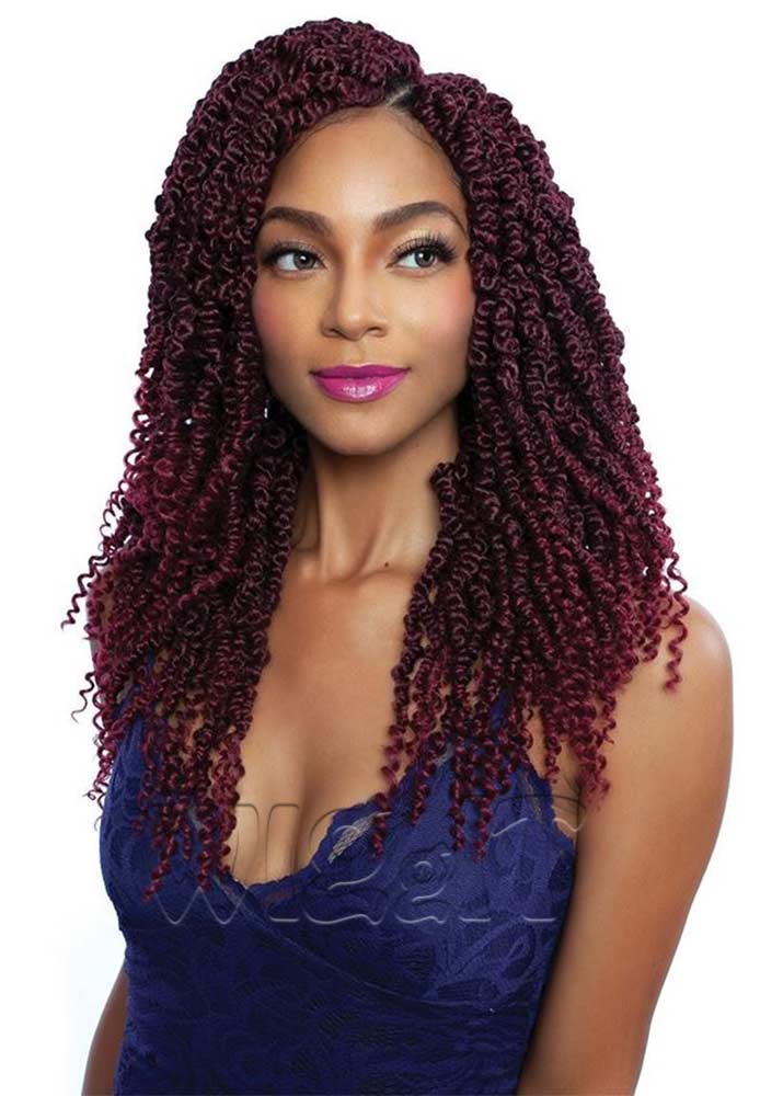 Twb213 2x Gorgeous Passion Twist 14 Crochet Braid Afri Naptural Mane