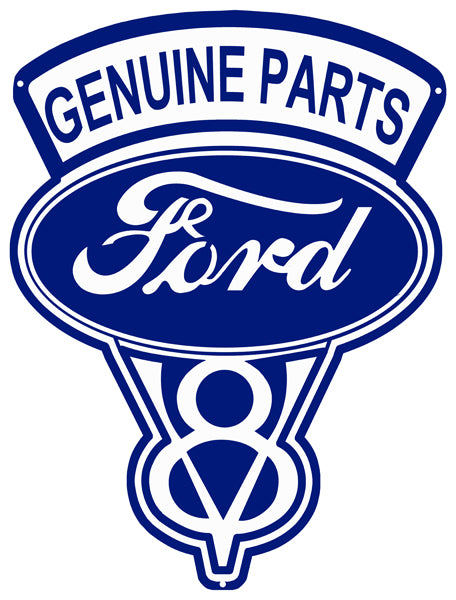 Ford Parts Laser Cut Out Reproduction Garage Shop Metal Sign 18″x21.5 ...
