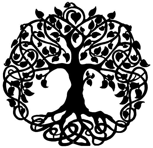 Download Tree Of Life Cut Out Wall Décor Silhouette Metal Sign ...