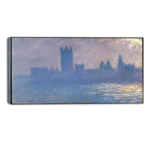 MasterPiece Painting - Claude Monet Houses of Parliament Sunlight Effect