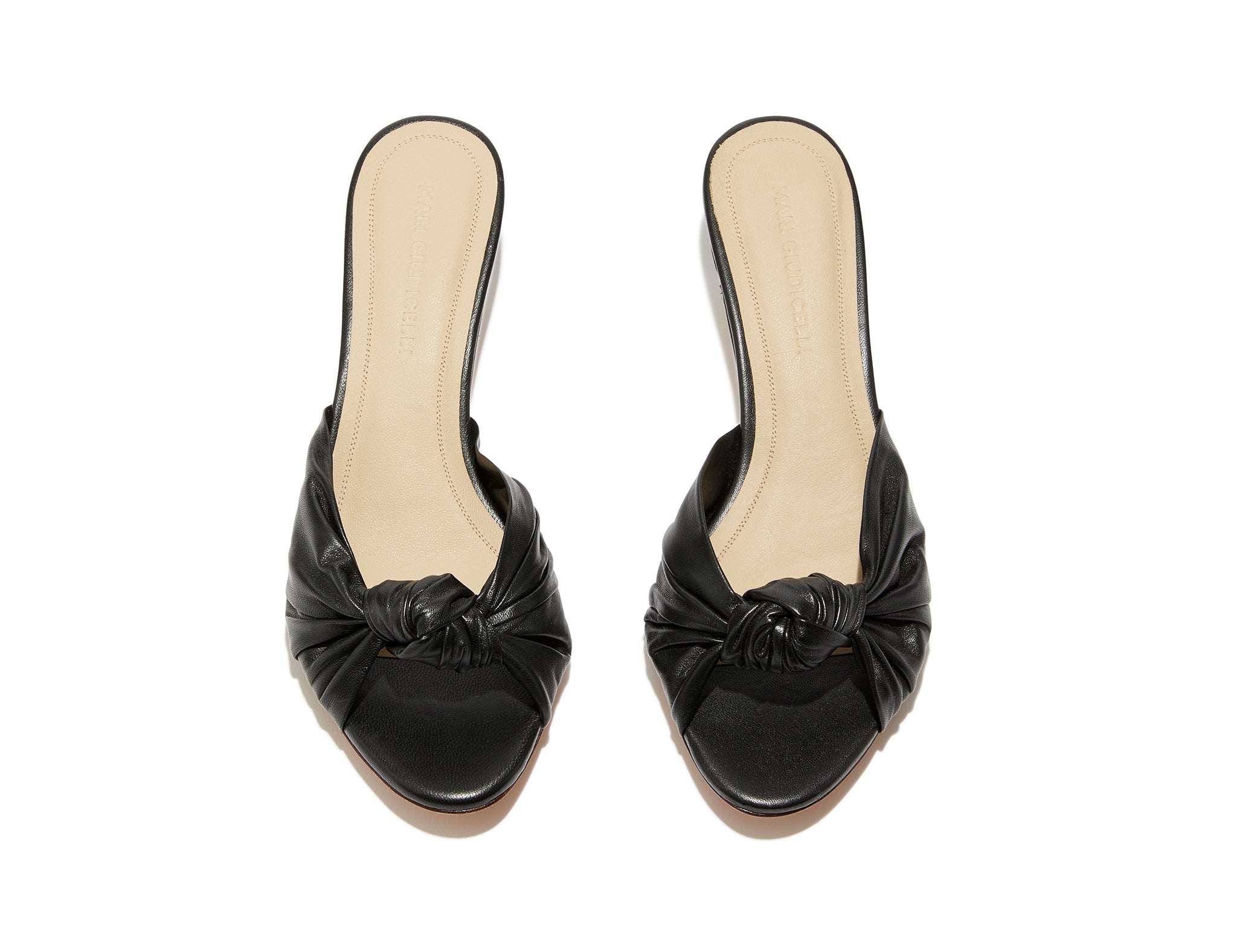 Jeanne Knot Sandal Black Lambskin – Mari Giudicelli