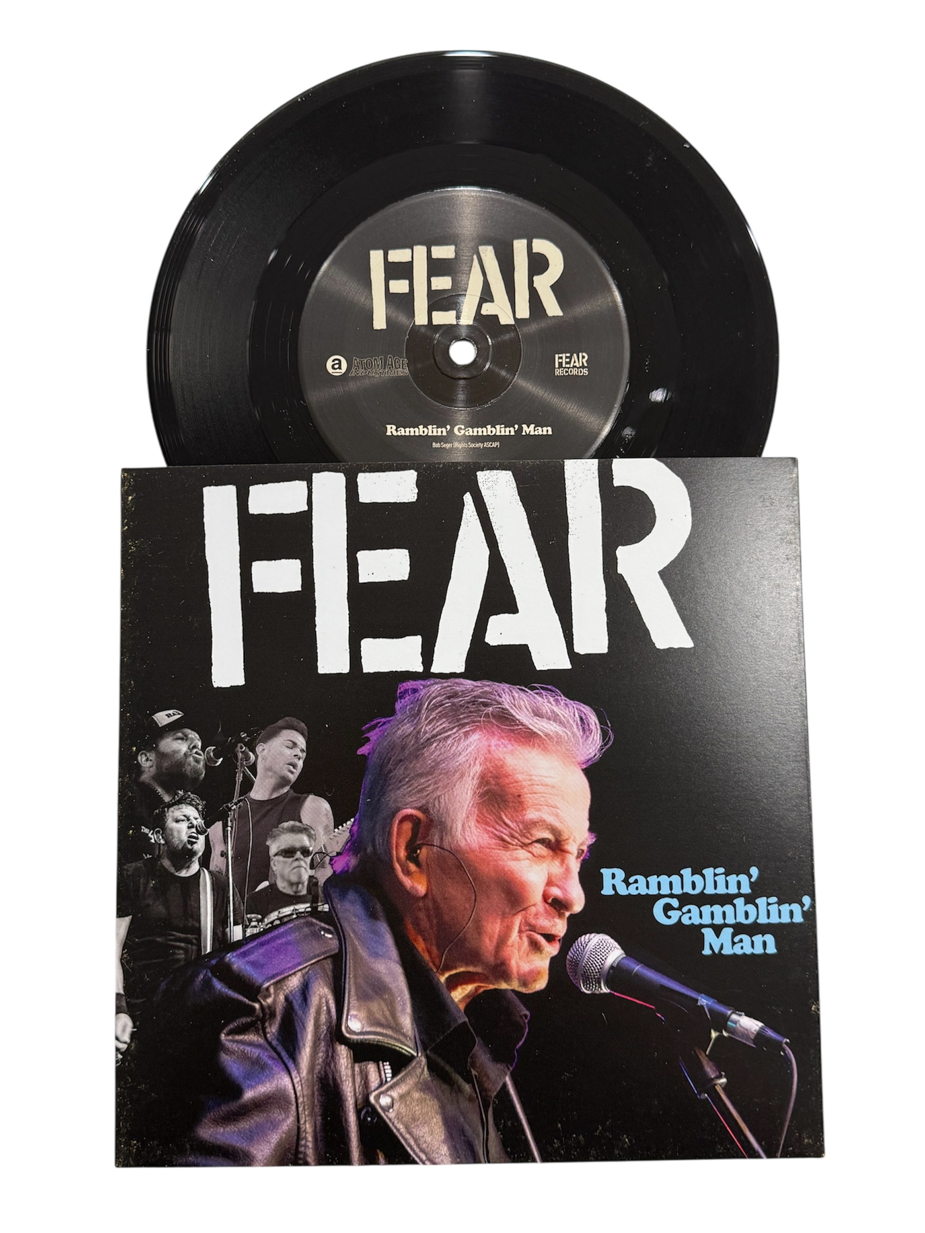 FEAR "RAMBLIN' GAMBLIN' MAN" 7" VINYL SINGLE ** IN STOCK AND SHIPS IMMEDIATELY**