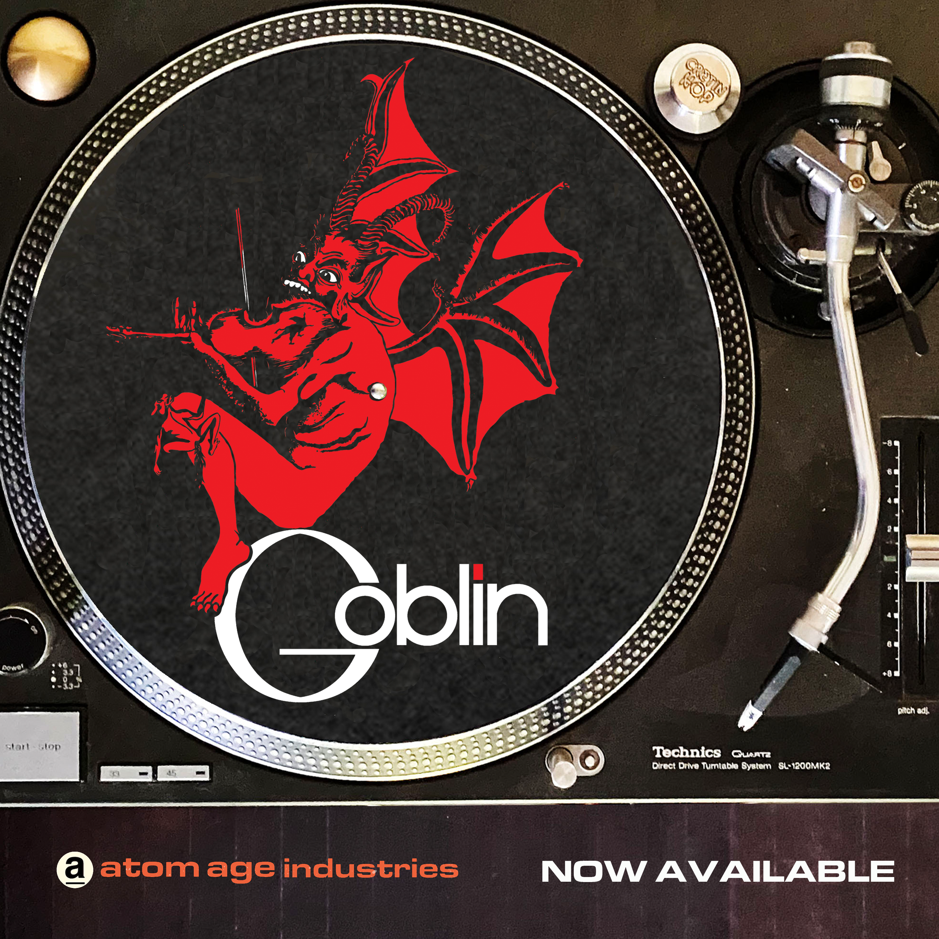 1 Goblin Roller Turntable Slipmat Atom Age Industries