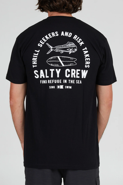 Salty Crew Stealth Standard SS Tee Black / XXL