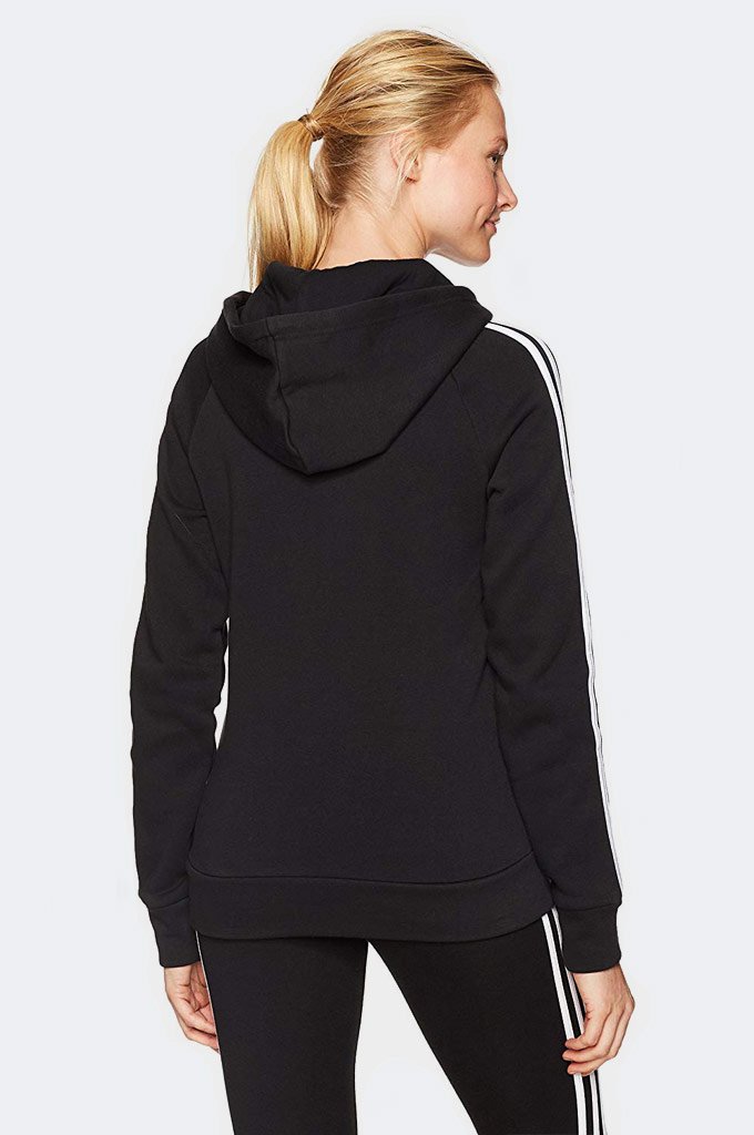 Adidas Essential Cotton Fleece 3 Stripe Pullover Hoodie– Mainland Skate &  Surf