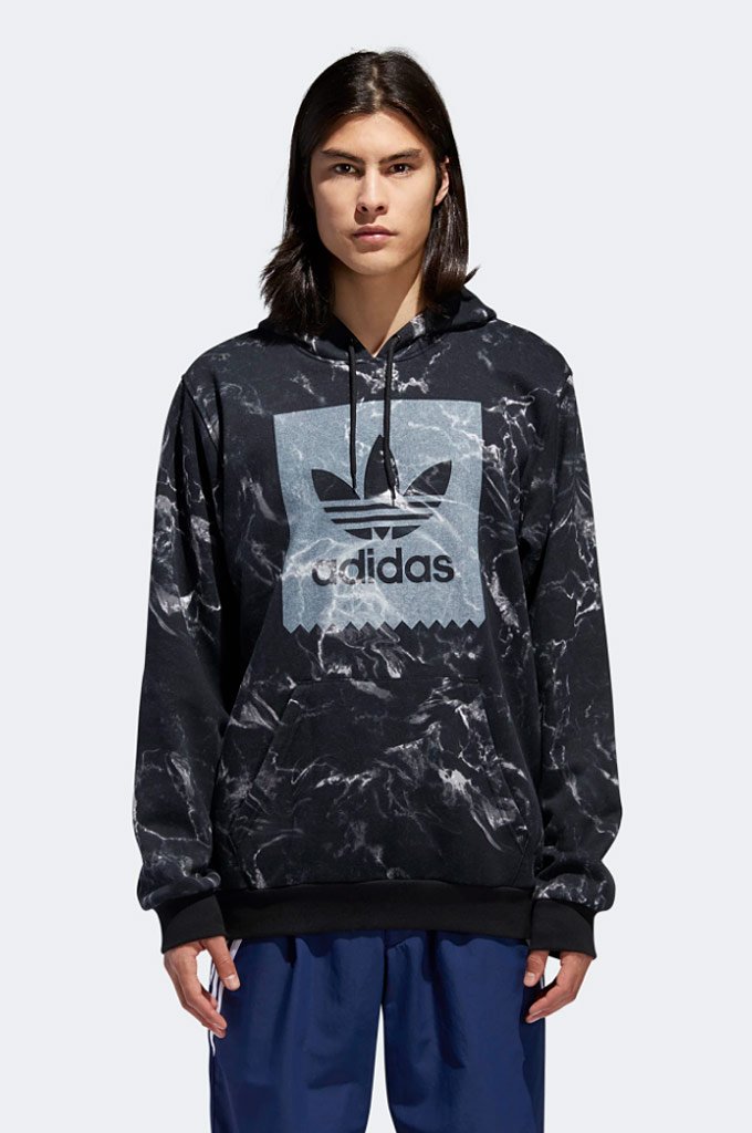 adidas marble print hoodie