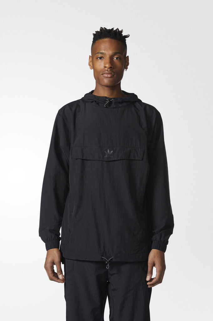 adidas anorak jacket black