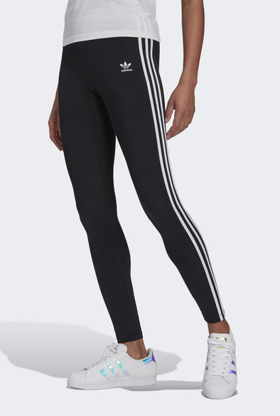 adidas, Pants & Jumpsuits, Adidas Buttersoft Striped Black Leggings With  Side Pocket Xl