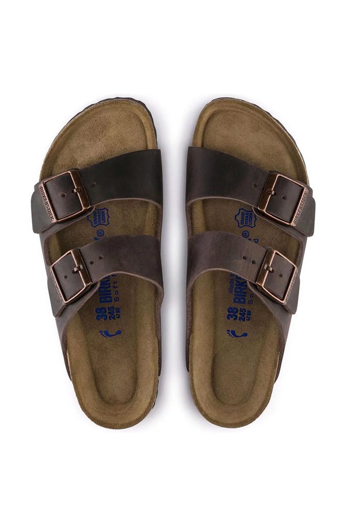 birkenstock arizona soft footbed nubuck leather