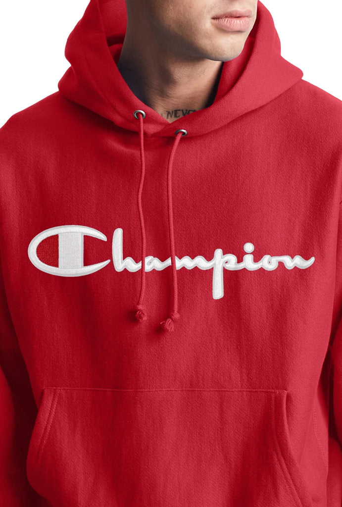 champion R W script logo ribline sweat