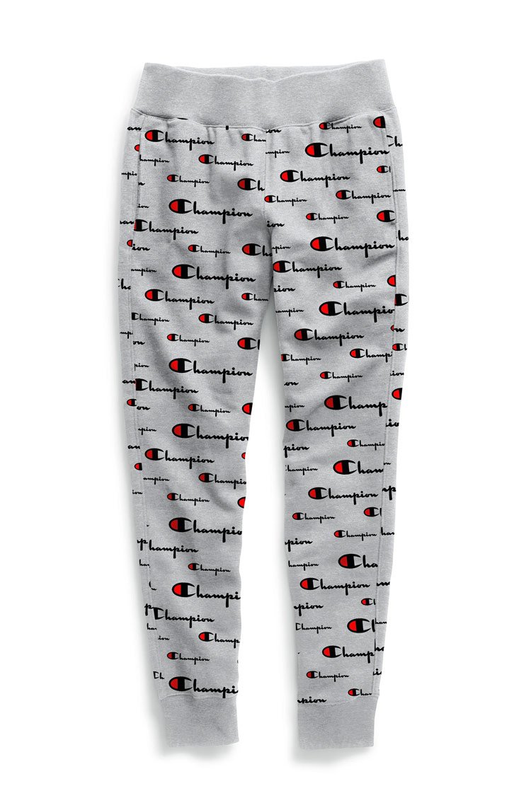 champion reverse weave all over print joggers
