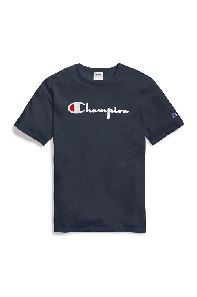 Champion Heritage Men's Tee, Flock 90s Logo– Mainland Skate & Surf