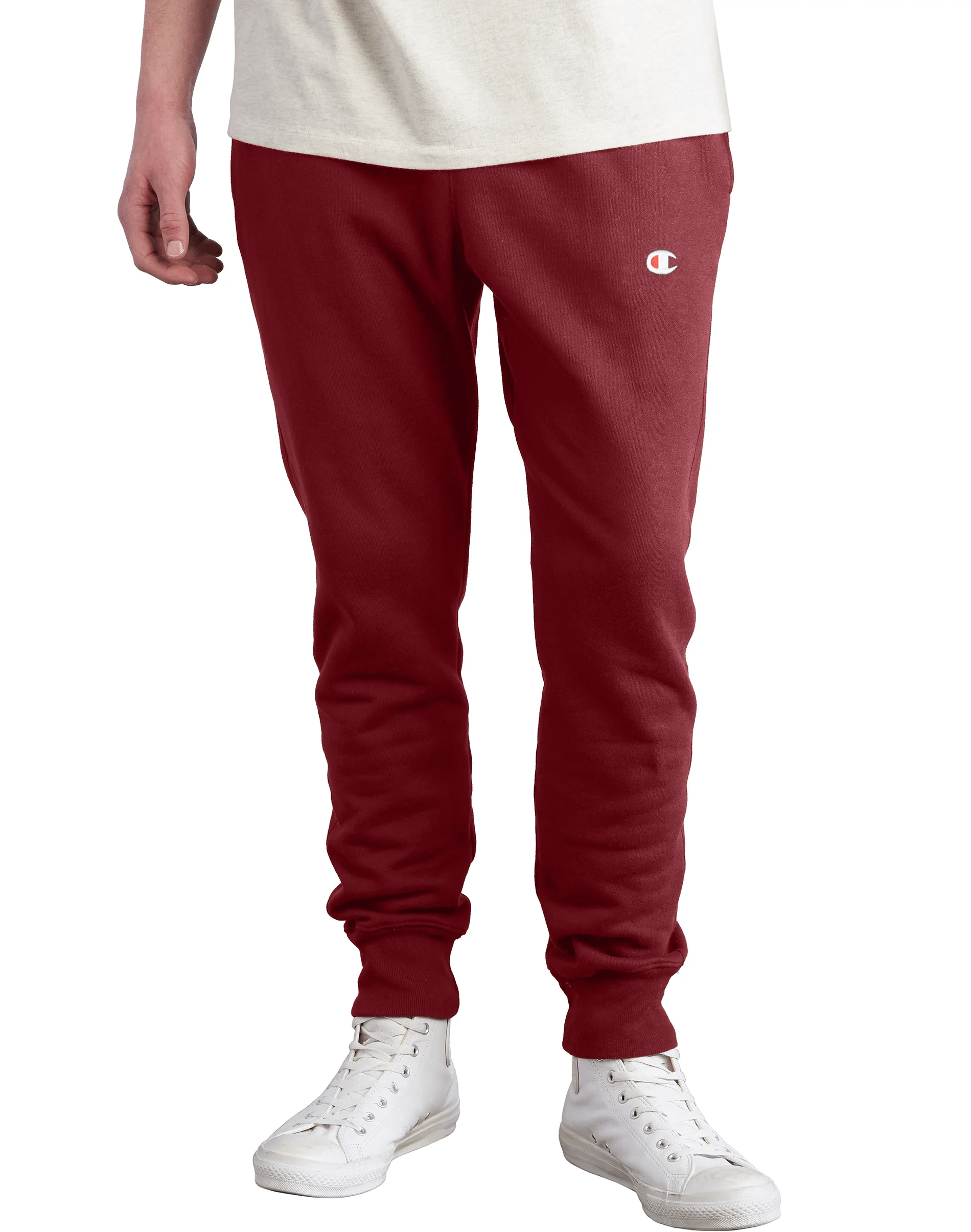 burgundy champion joggers