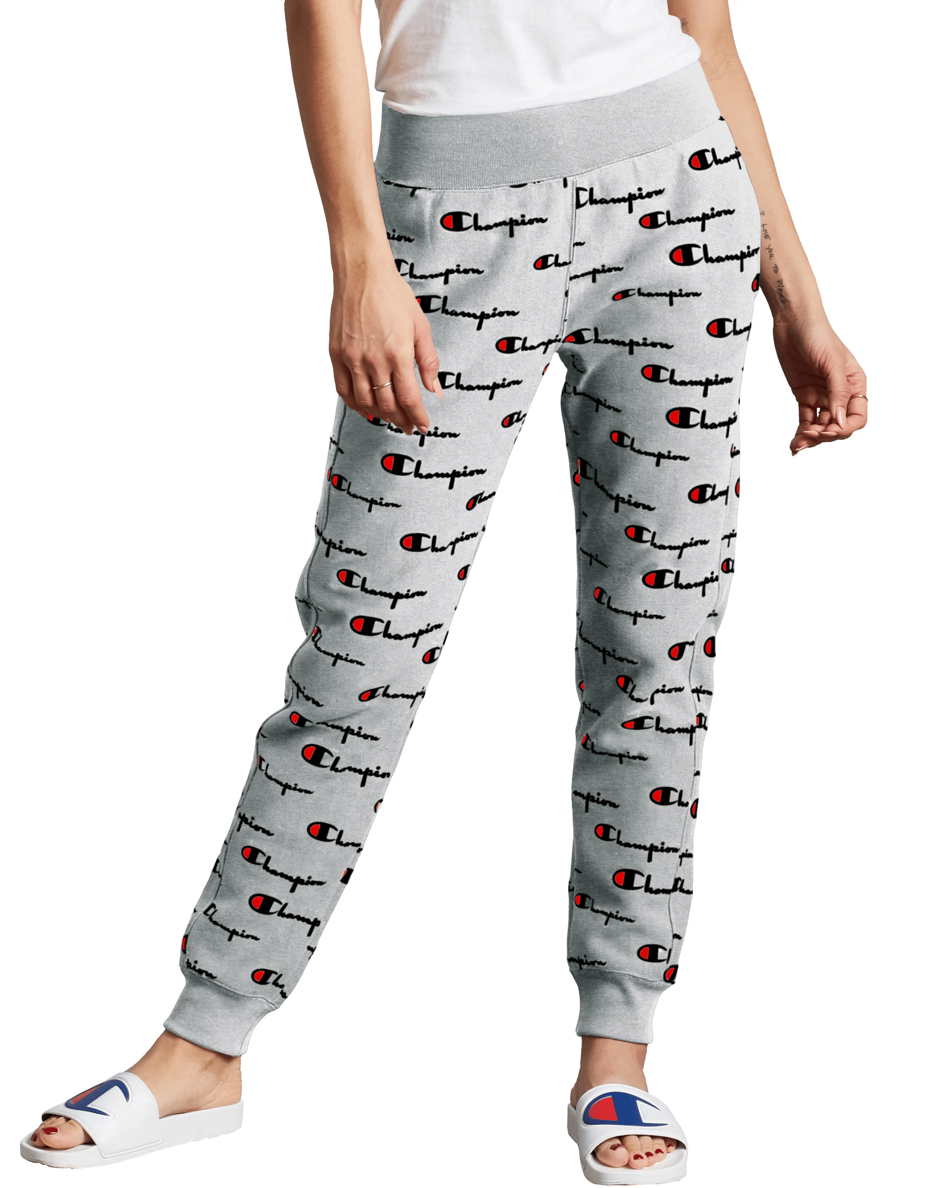 champion print joggers