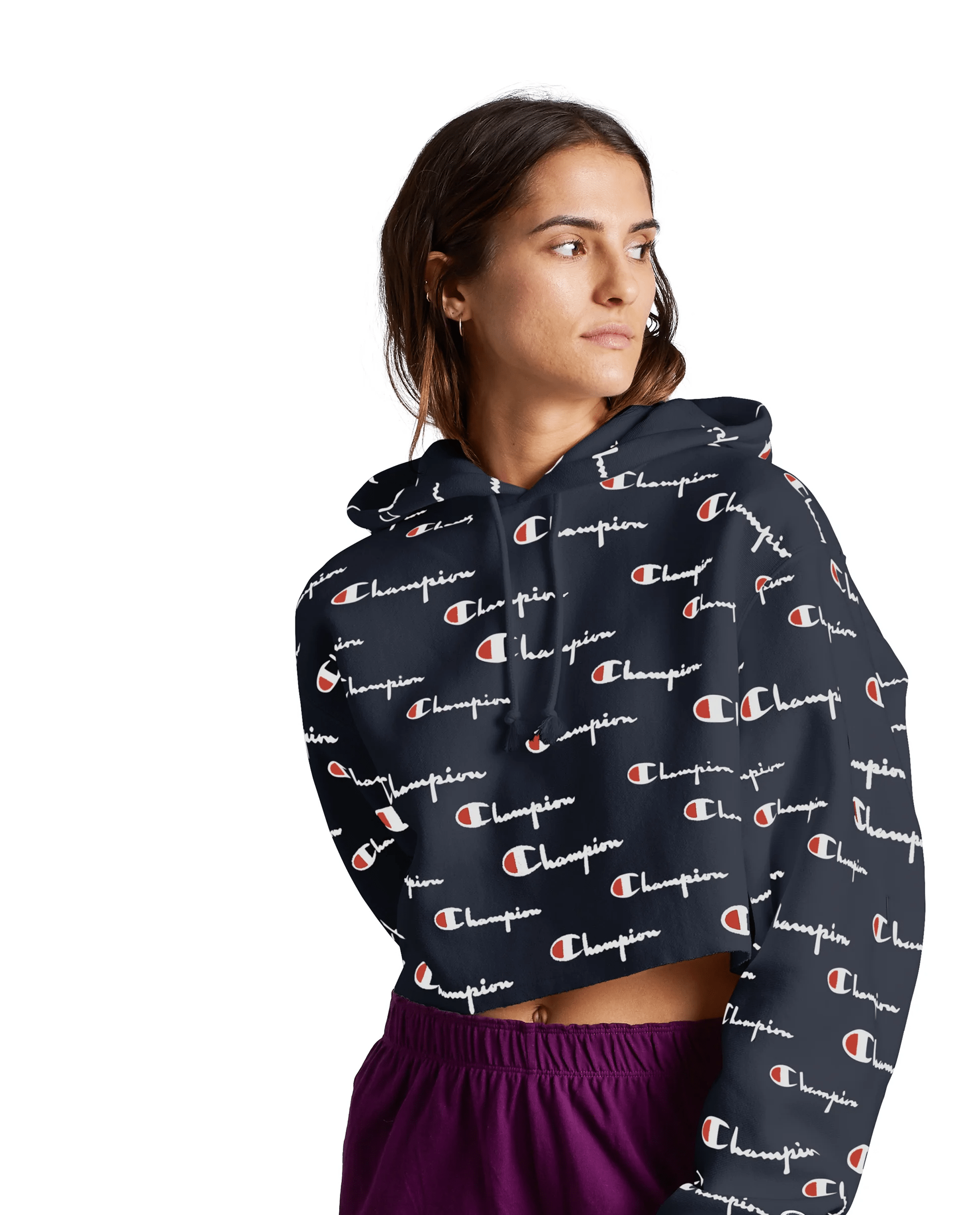 Champion Reverse Weave Cropped Cut-Off Women's Hoodie– Mainland Skate & Surf