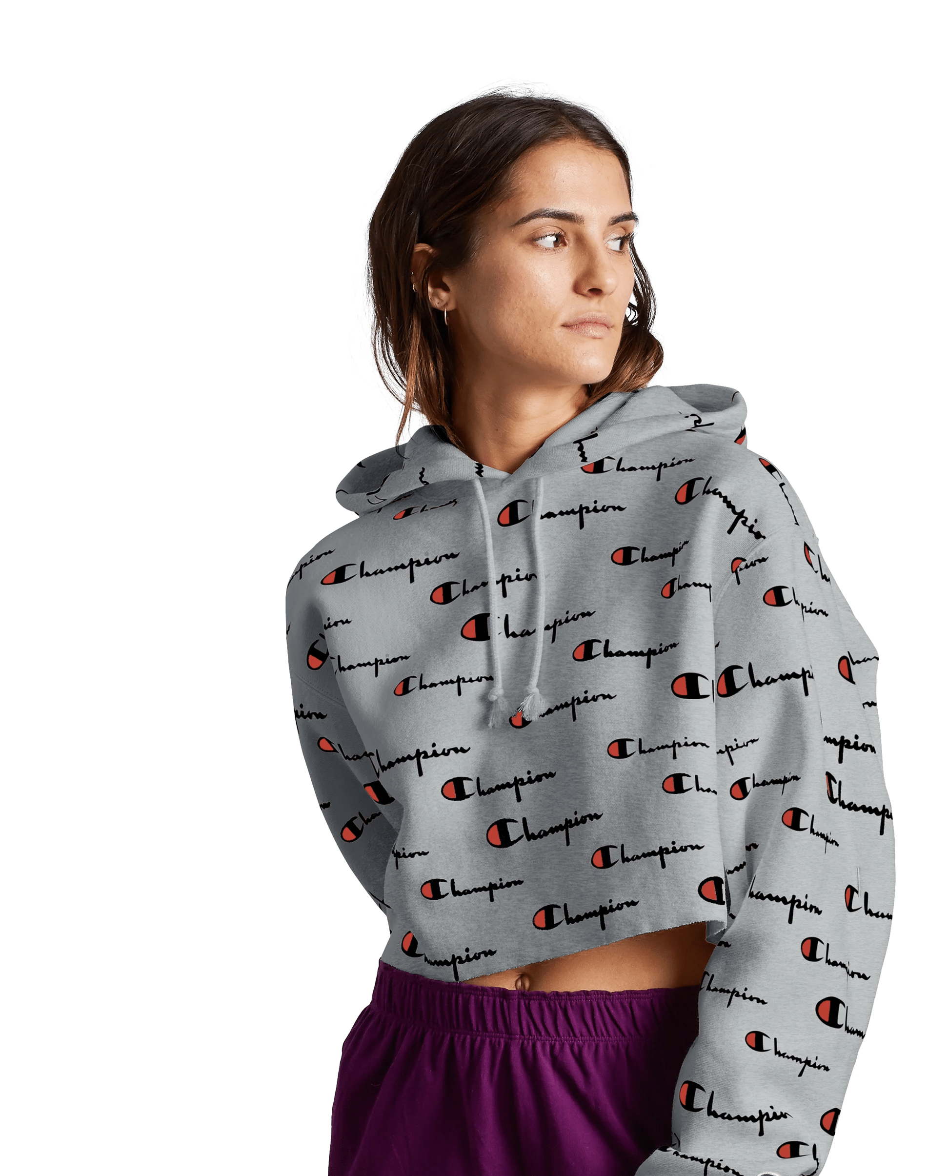 champion reverse weave cropped hoodie