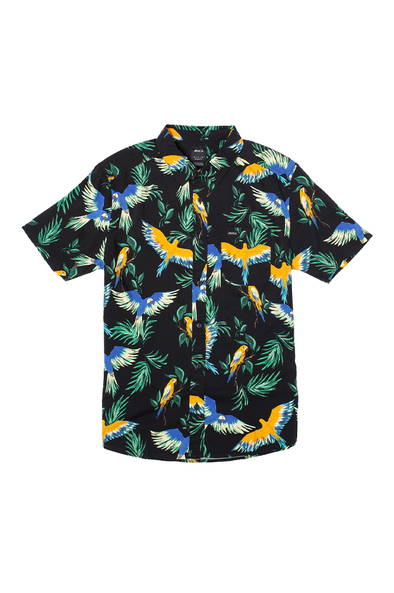 RVCA Horton Fish Woven Short Sleeve Shirt– Mainland Skate & Surf