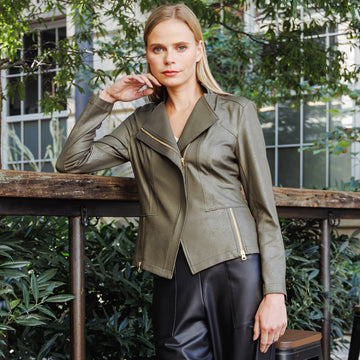 Shop Blazer Liquid Leather From Clara Sunwoo -- Scout & Molly's at
