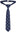 Deux par Deux Taupe Striped Neck Tie Light - Boy Mood Indigo