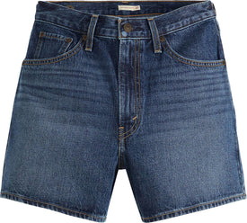 Levi's High Rise Cinch Mid-Thigh Shorts - Women's Cookie Crunch