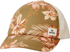 Rip Curl Mixed Trucker Hat - Women's Olive