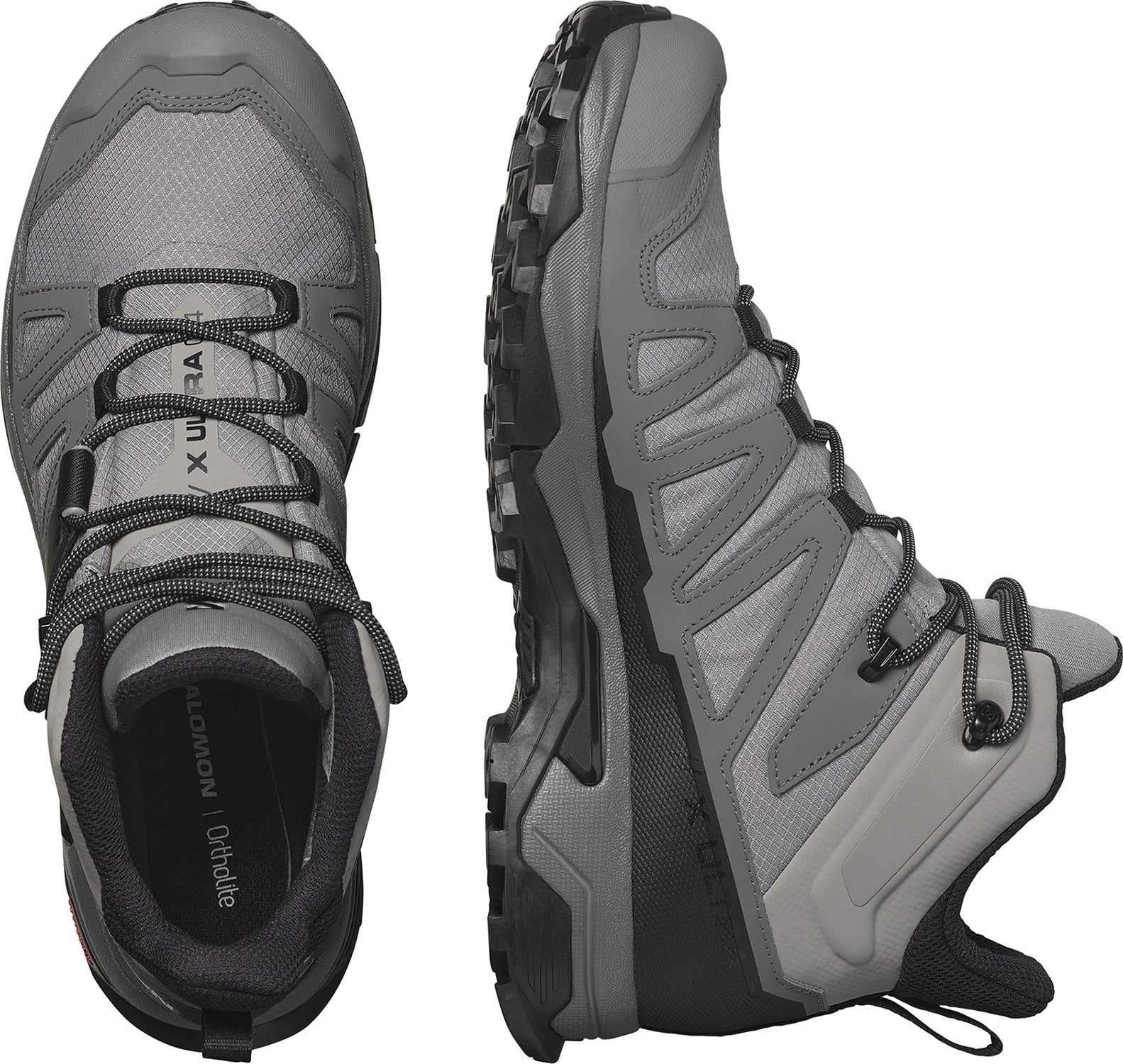 Salomon X Ultra 4 Mid WIDE Gore-Tex Men's Hiking Boots - Black - 12.5