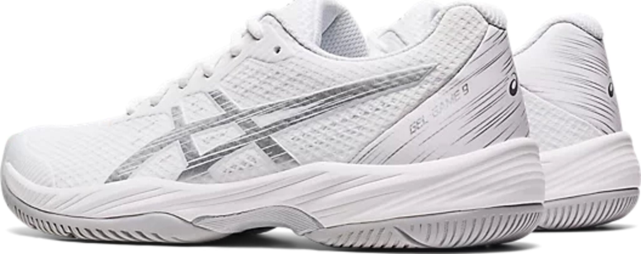 Women's GEL-GAME 9, White/Amethyst, Tennis Shoes