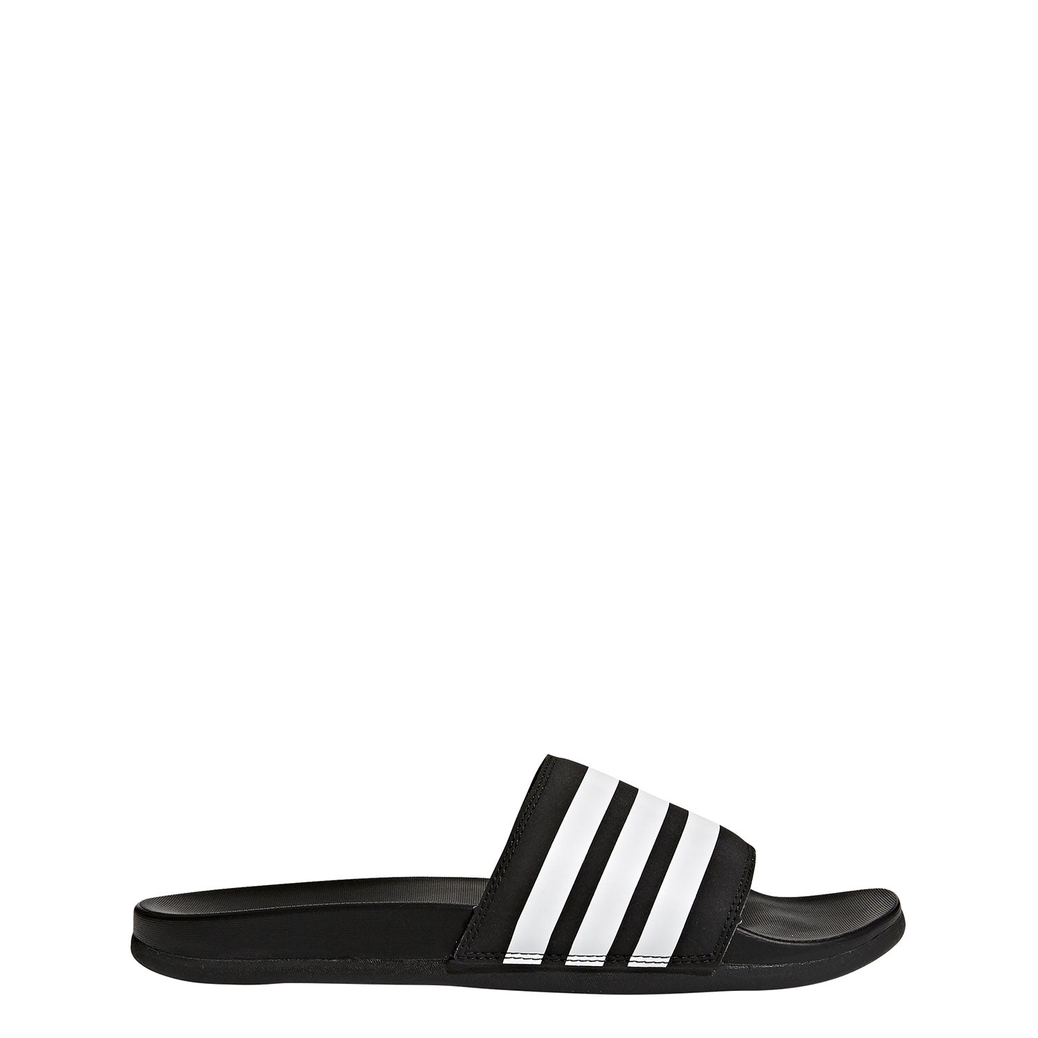 adilette cloudfoam plus stripes slides mens