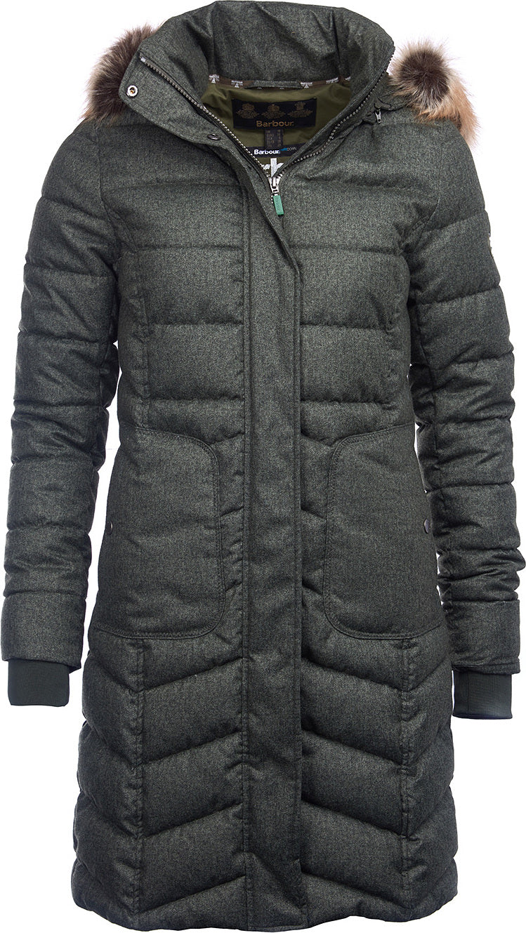 barbour foreland quilted parka